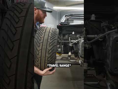 Custom Corvette Suspension Travel Range #shorts