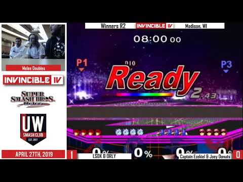 Invincible 4 Melee Doubles: LSDX & ORLY vs Captain Ezekiel & JoeyDonuts | Winners R2
