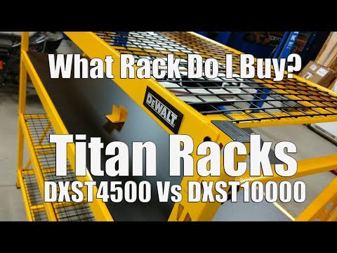 DEWALT Titan Garage Storage Racks | DXST4500 Vs DXST10000