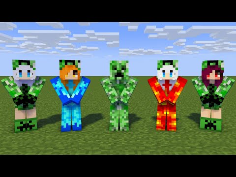 MONSTER SCHOOL : WALKER DANCE MEME CREEPER FAMILY - MINECRAFT ANIMATION
