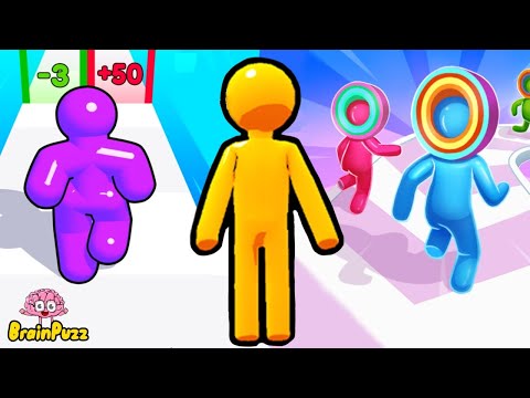 🔥 Tall Man Run | Scale Man | Layer Man - Best Satisfying Mobile Gameplay Android, iOS NEW UPDATE