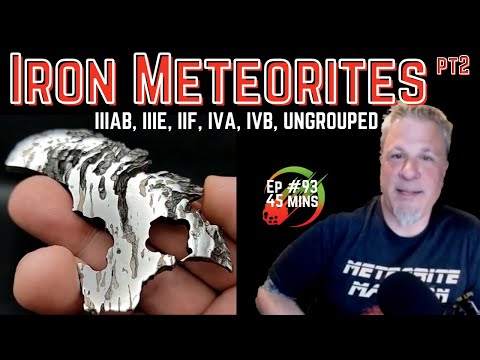 Iron Meteorites pt2 ☄️ Meteorite Show/Tell & Fun *Complete Hangout*