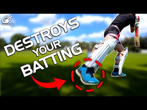 THIS can KILL your batting - FIXING Back Foot Stability when batting