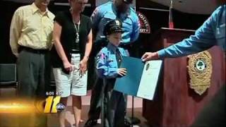8 YEAR OLD POLICE OFFICER LAID TO REST