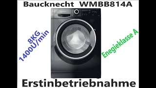 Waschmaschine Bauknecht WMBB814A Erstinbetriebnahme, Spülfach entnehmen