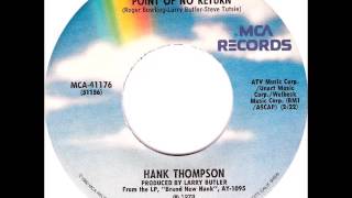 Hank Thompson - Point Of No Return