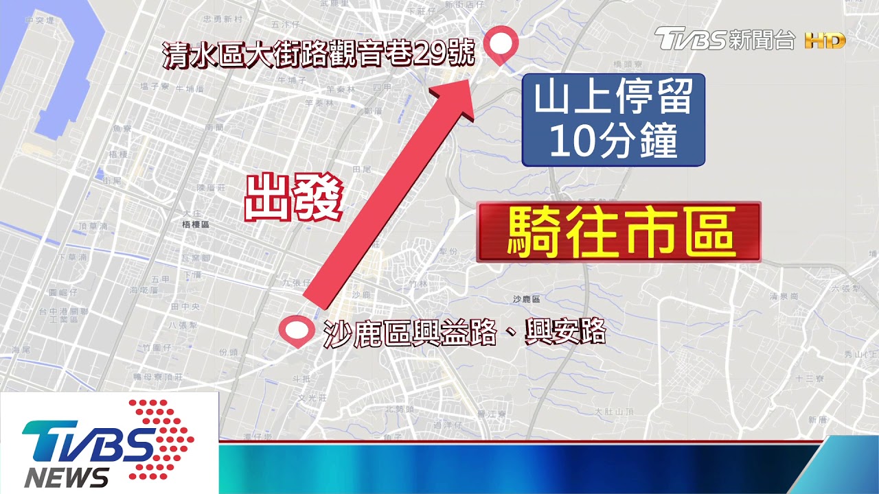 找到了! 台中失蹤女老師騎車到苗栗 人平安