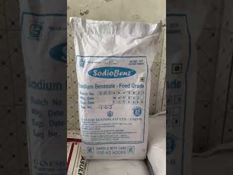 Sodium Benzoate Food Grade, Bag, 25 kg