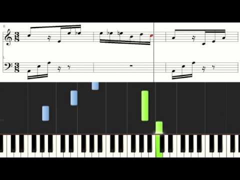 Fur Elise T20 エリーゼのために 楽譜 初心用 - YouTube