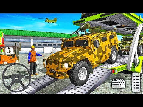 US Army Vehicles Transport Truck Driving Simulator 2021 - Android Gameplay