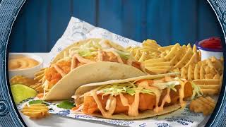Long John Silver's Fish Yeah we have Fish Tacos. Get 2 Tacos for $5