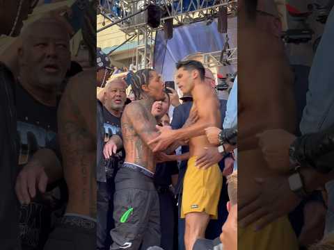 Mayhem at the weigh-in! #DavisGarcia