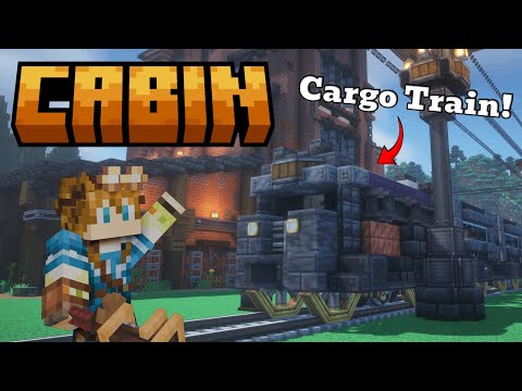 Building our First Create Mod Cargo Train! ◽️ Create: Above & Beyond [Ep9]