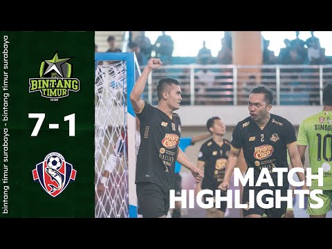 HIGHLIGHTS PERTANDINGAN : BINTANG TIMUR SURABAYA 7 - 1 SAFIN FC