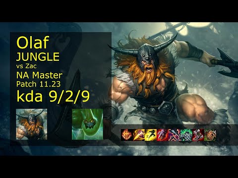 Rank 1 NA Olaf: Jungle vs Zac