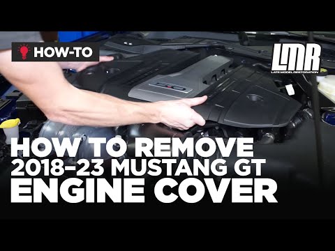 How To Remove 2018-2023 Mustang GT Engine Cover