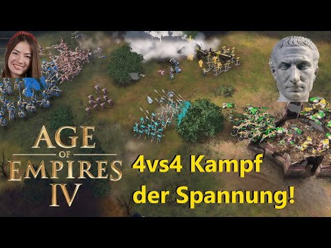 Unser 4er Team zeigt großes Kino! | Age of Empires 4 MP 4vs4 #34 Franz. feat ArtemizPlayz [Deutsch]