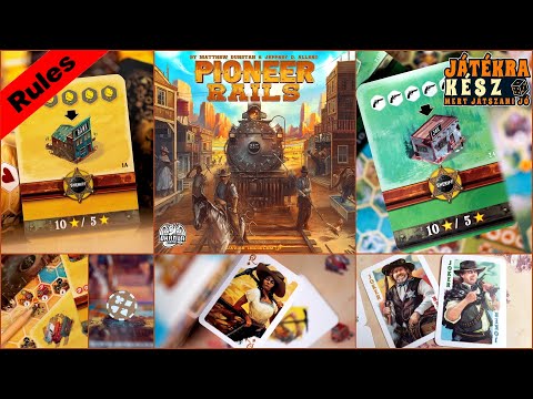 Pioneer Rails - Szabályismertető - Játékra kész - Ready to play