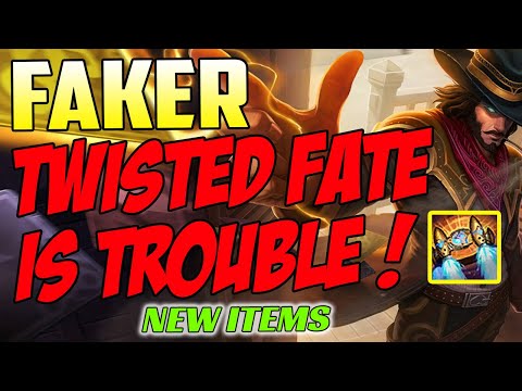 Faker Plays Twisted Fate Mid vs Akali - Challenger Gameplay New Items Season 11 Hextech Rocketbelt