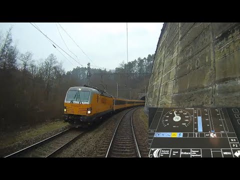 Cabview: Březová n.S. - Brno hl.n. (Panter) - trať + displej