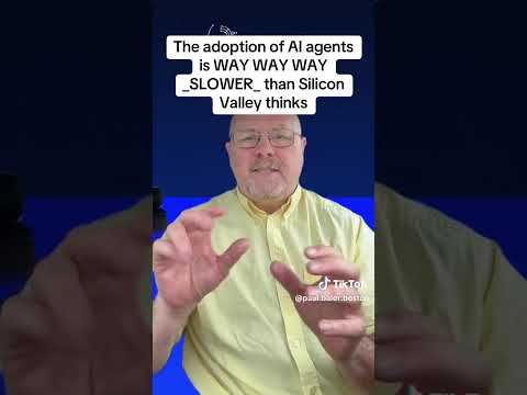 The Adoption of AI Agents is way way way slower than Silicon ...