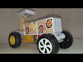 How To Make Powerful Tractor With Matchbox And Dc Gear Motor माचिस और डीसी म