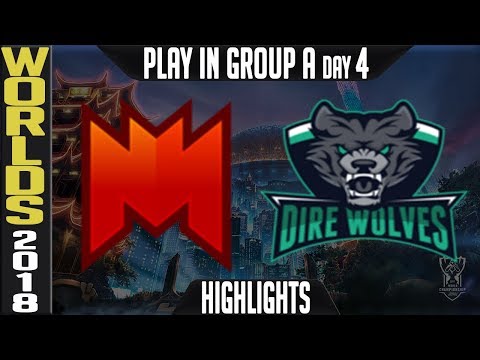 INF vs DW Highlights | Worlds 2018 Play In Day 4 Group B  | Infinity Esports vs Dire Wolves