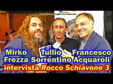 Rocco Schiavone 3, interview with Francesco Acquaroli, Mirko Frezza, and Tullio Sorrentino