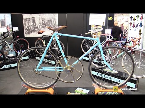 1900 Ja Townsend Original Light Blue Antique Bike - Walkaround - 2015 Eurobike