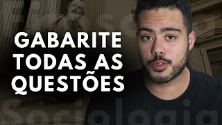 O QUE ESTUDAR de FILOSOFIA e SOCIOLOGIA para o ENEM