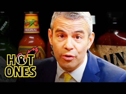 Andy Cohen Spills the Tea While Eating Spicy Wings | Hot Ones