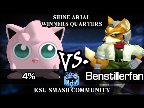 Shine Arial - 4% (Jiggs) vs Benstillerfan (Fox) - Melee Winners Quarters