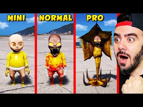 DÜNYANIN EN GÜÇLÜ SARI PRO BEBEGI OLDUM - GTA 5 MODS