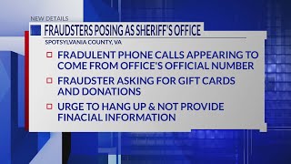 Fraudsters pose as sheriff's office