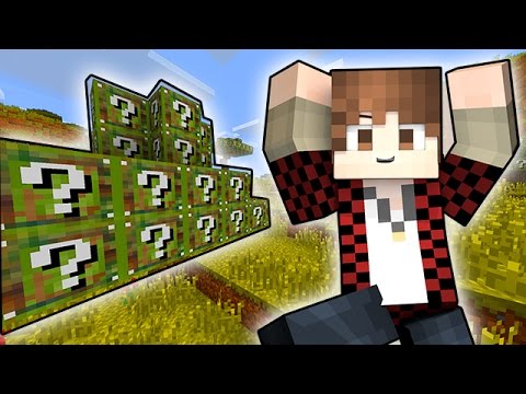 LUCKY CAMO BLOCKS TREES MOD CHALLENGE - MINECRAFT MODDED MINI-GAME!