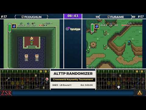 ALttPR Crossworld Keysanity Tournament: LB Round 3 - fcoughlin vs. Furaime