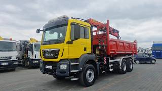 MAN TGS 26.420 / 6×4 / WYWROTKA 2 STRONNA / HYDROBURTA / BORDMATIC +