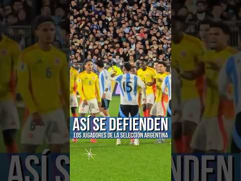This is how the Argentine National Team defends itself 😱