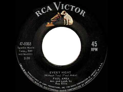 1962 HITS ARCHIVE: Every Night (Without You) - Paul Anka