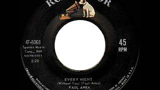 1962 HITS ARCHIVE: Every Night (Without You) - Paul Anka