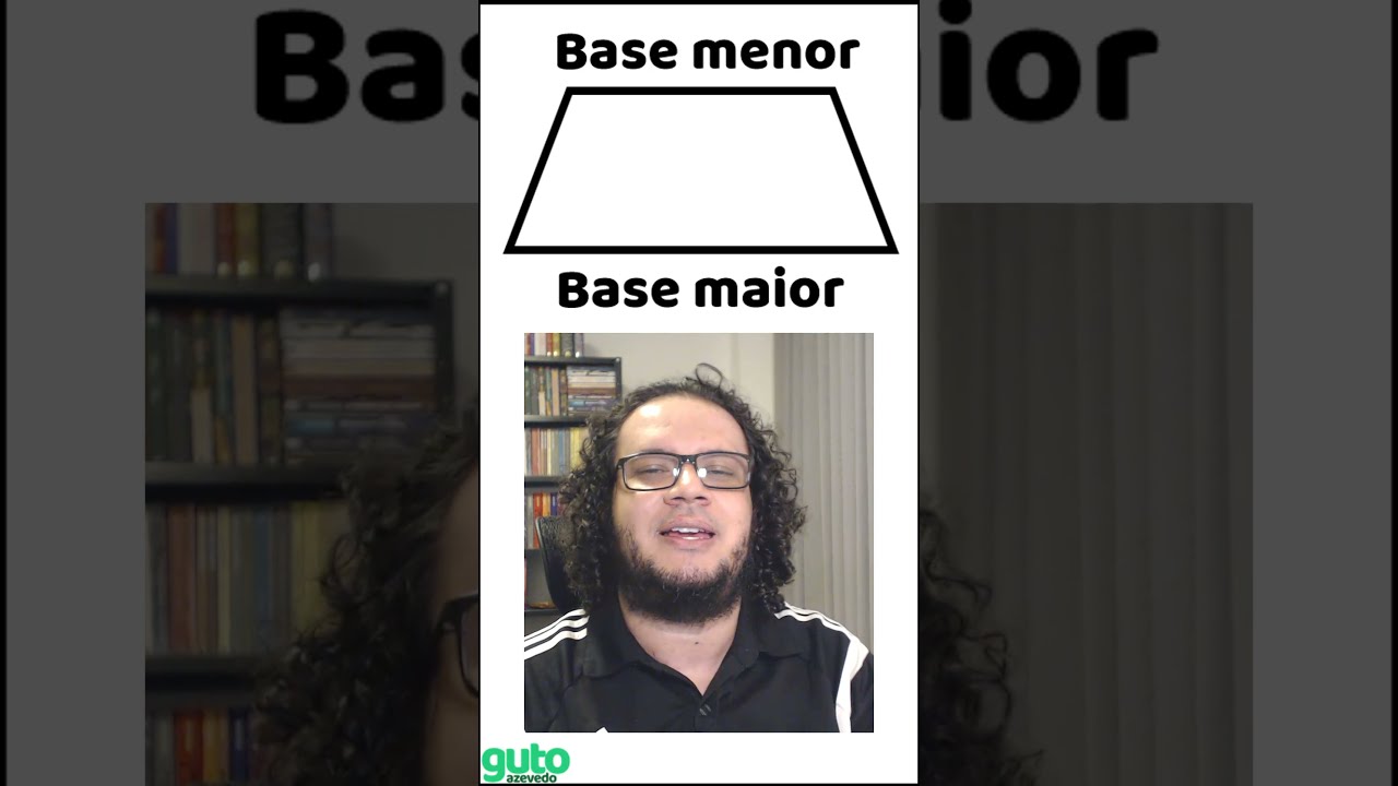 O que é um trapézio? Dois lados paralelos dois lados oblíquos #shorts #gutoazevedo