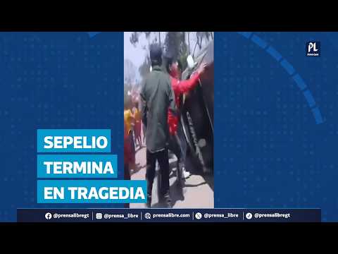 Iban a inhumar a familiar y vehículo con féretro vuelca; tres resultan heridos en Chiquimula