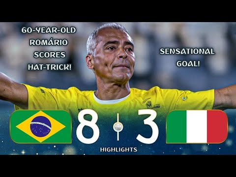 ROMÁRIO HAT-TRICK AT 60! Felt Like a WORLD CUP FINAL at the 1994 CHAMPIONS REUNION