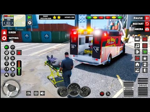 City Hospital: Ambulance Game 3D|Emergency Ambulance Simulator Game|US Ambulance Simulator 3D|