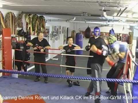 Dennis Ronert im Sparring mit Killack CK