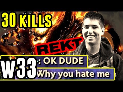 Shadow Fiend Pro Gameplay - w33 BesT Hero - Dota 2 Hard GaMe