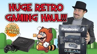 Huge Retro Gaming Haul! - Panasonic 3DO, Sega Saturn Games and More - THGM!