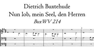 Buxtehude - Nun lob, mein Seel, den Herren, BuxWV 214 - Schnitger organ, Norden, Hauptwerk