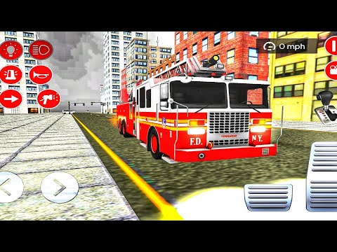 Indonesia real fire truck driving simulator mod apk Android latest game