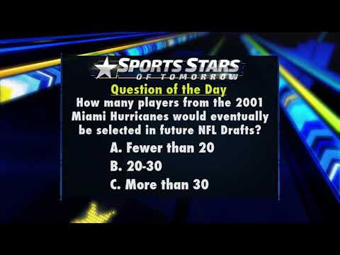 Question of the Day: 2001 Miami Hurricanes